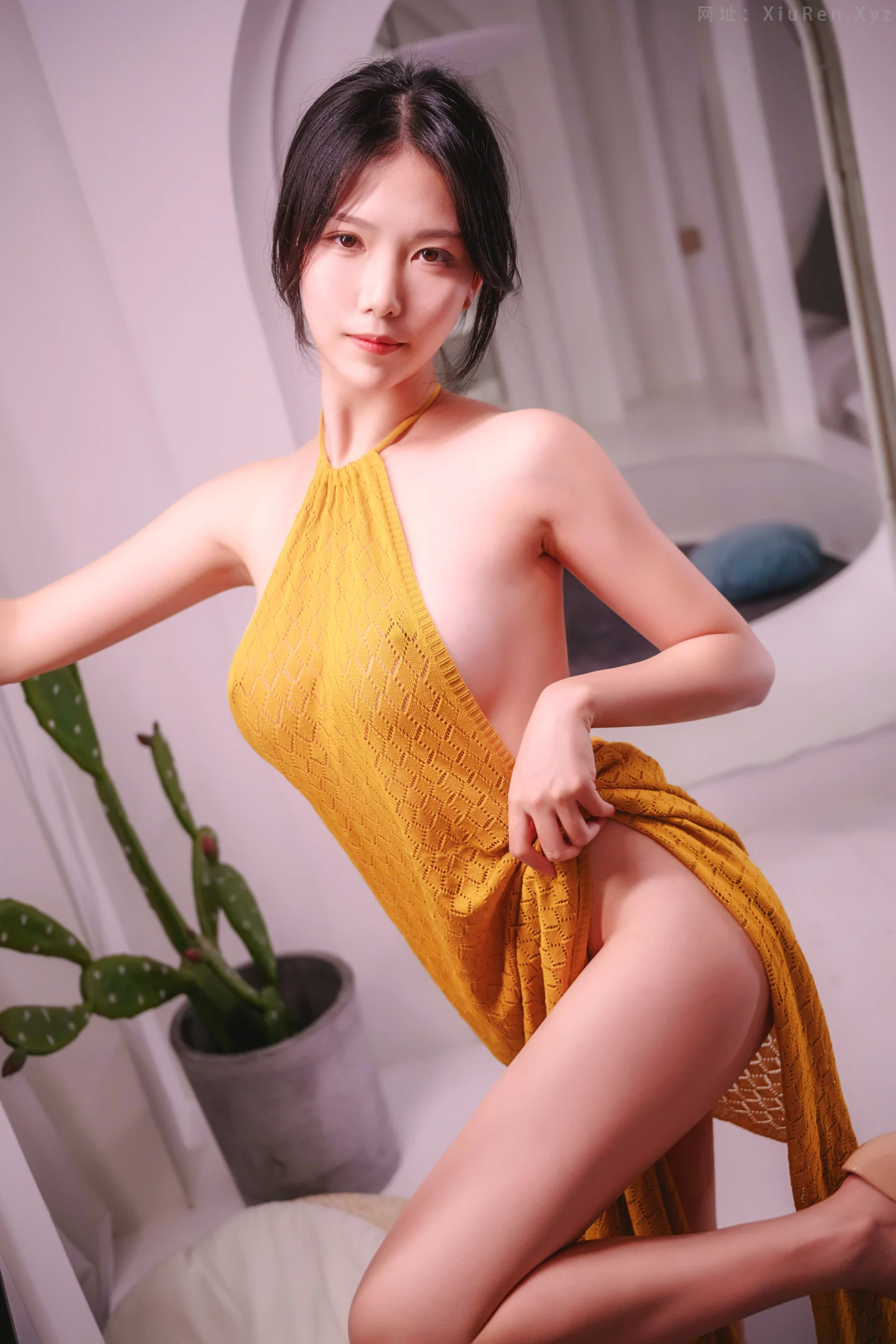 图片[2]-FW0304-抖娘-黄色战袍-46P-秀人网 - XiuRen.Pro