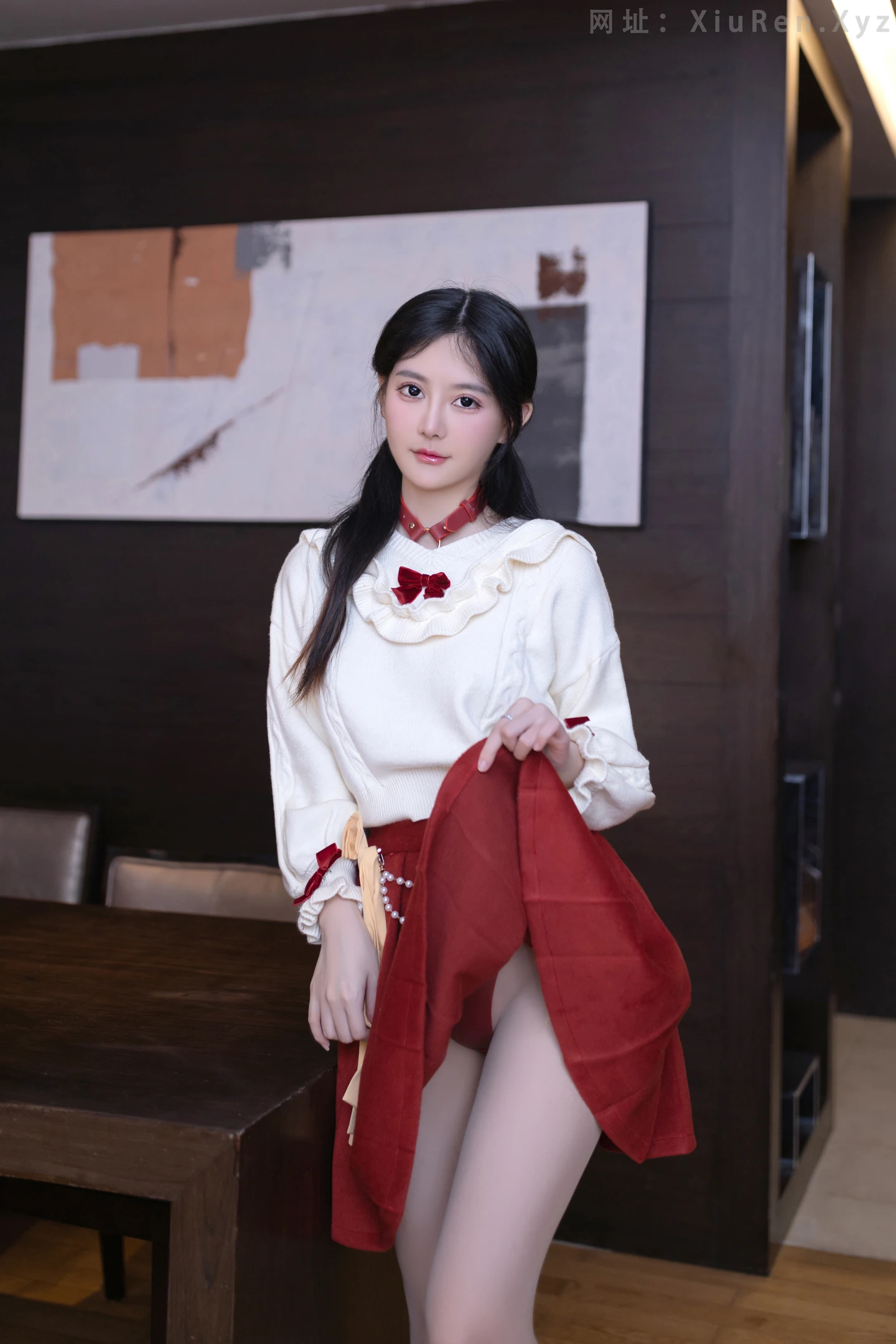 图片[3]-FW0317-谭小灵-新年特写红色束缚-56P-秀人网 - XiuRen.Pro