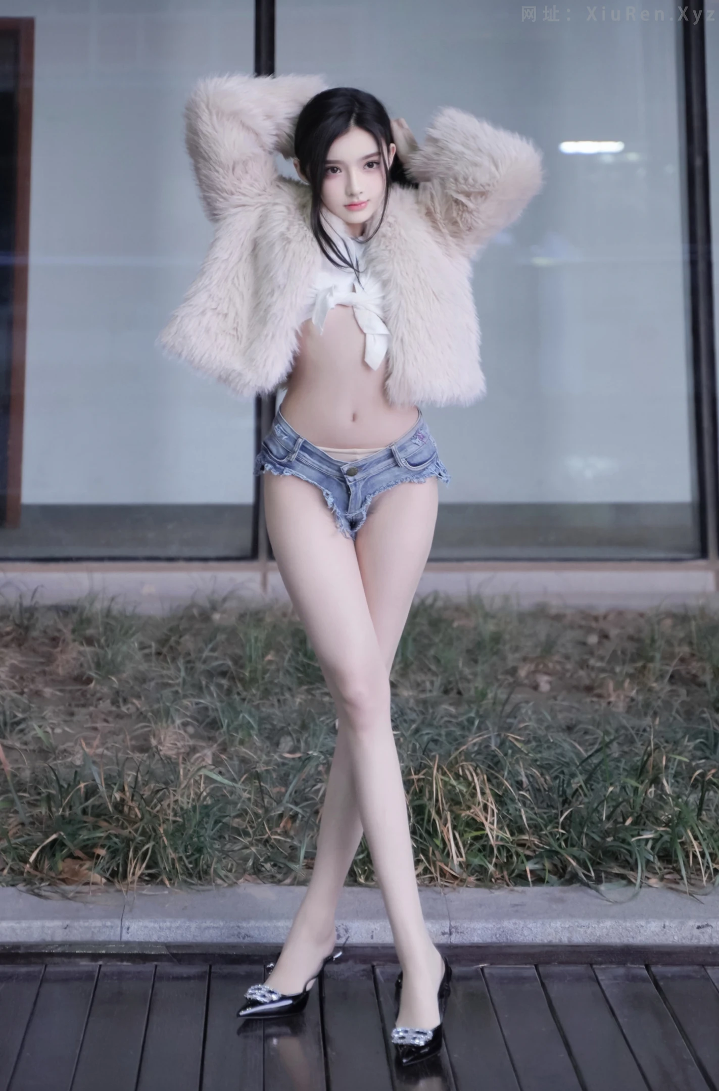 FW0425-果儿-牛仔短裤-81P-秀人网 - XiuRen.Pro