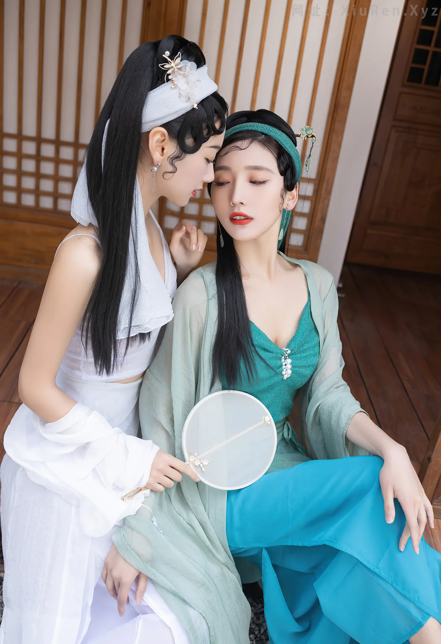 图片[2]-FW0572-唐安琪-古风小青和小白-92P-秀人网 - XiuRen.Pro