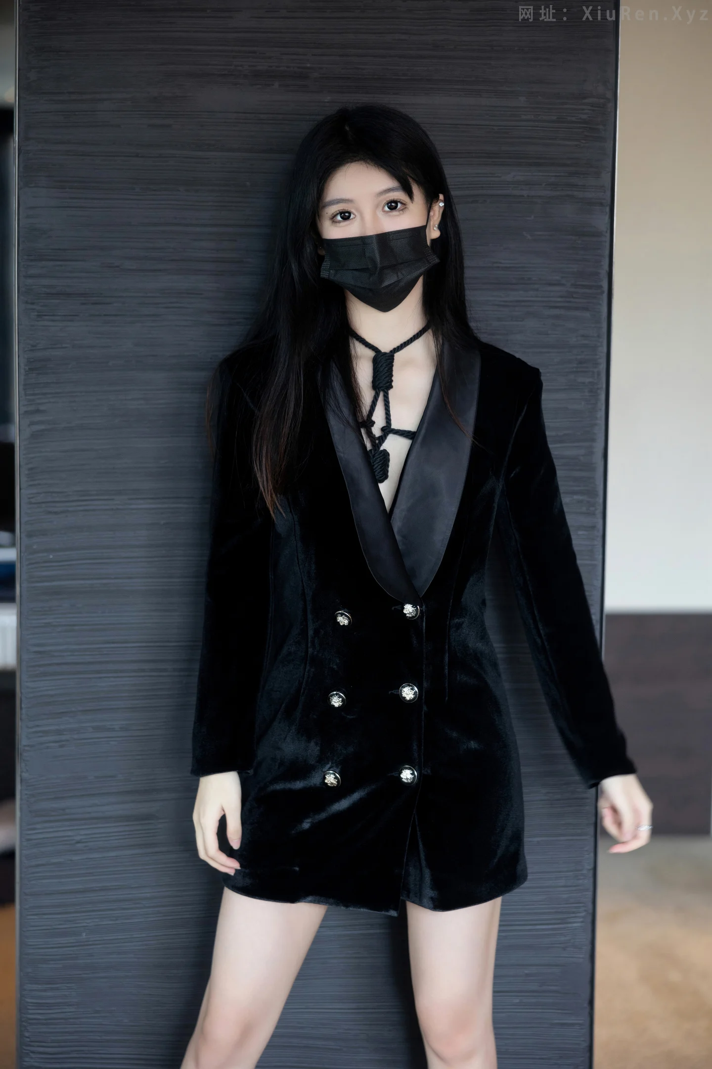 FW0577-谭小灵-黑色绳缚写真-113P-秀人网 - XiuRen.Pro