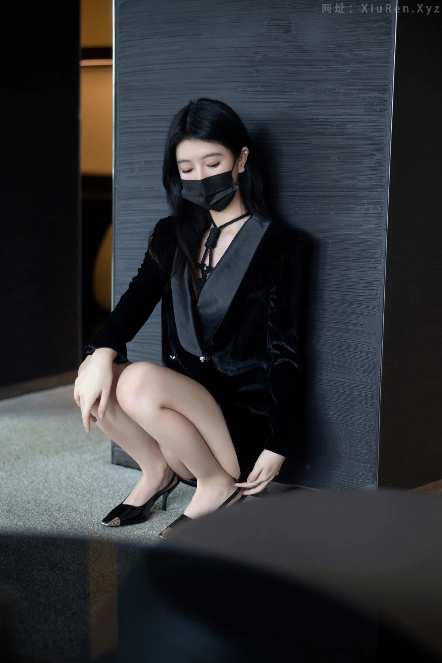 图片[3]-FW0577-谭小灵-黑色绳缚写真-113P-秀人网 - XiuRen.Pro