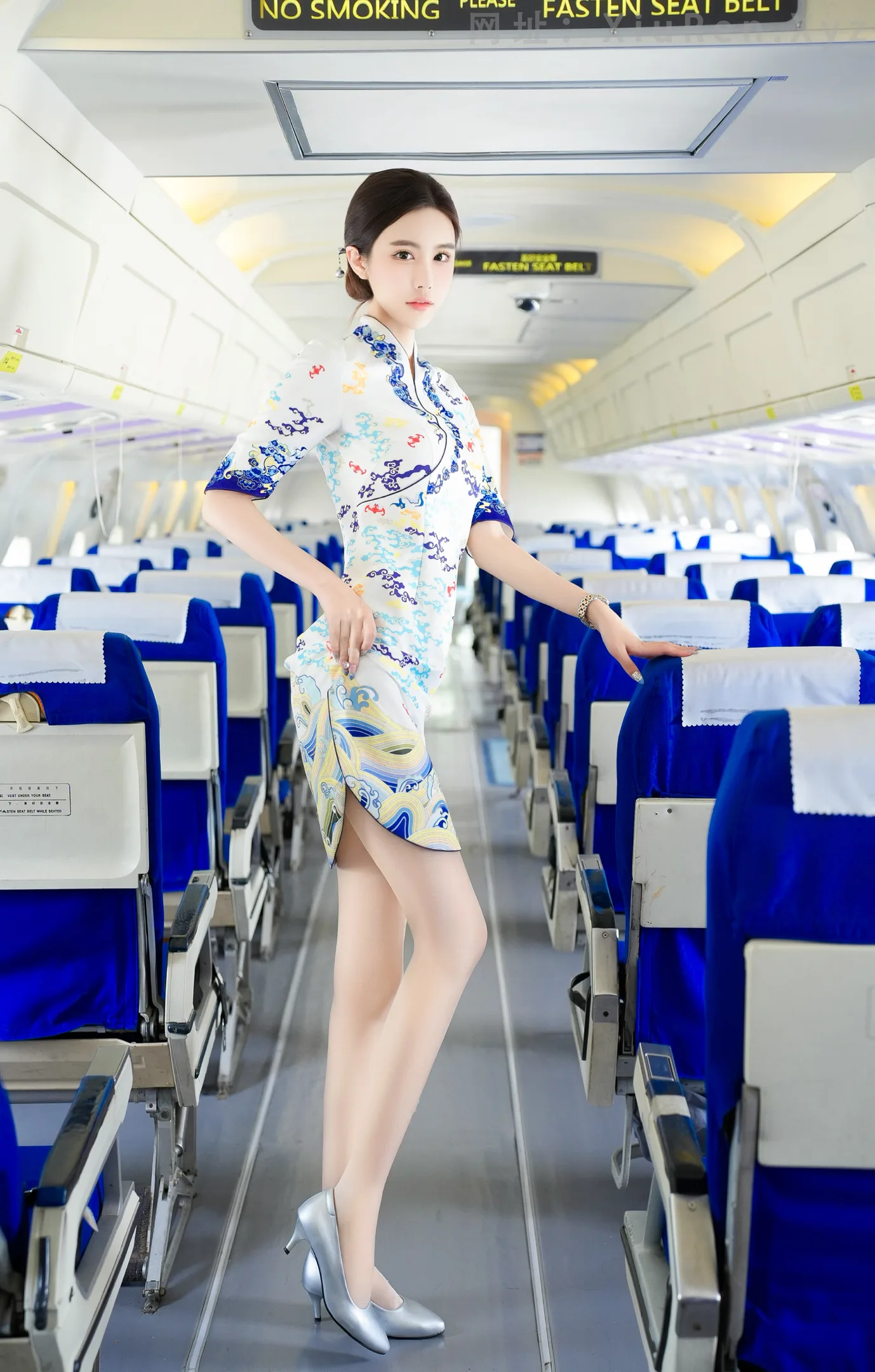 图片[2]-FW0584-晚苏susu-空姐制服2-85P-秀人网 - XiuRen.Pro