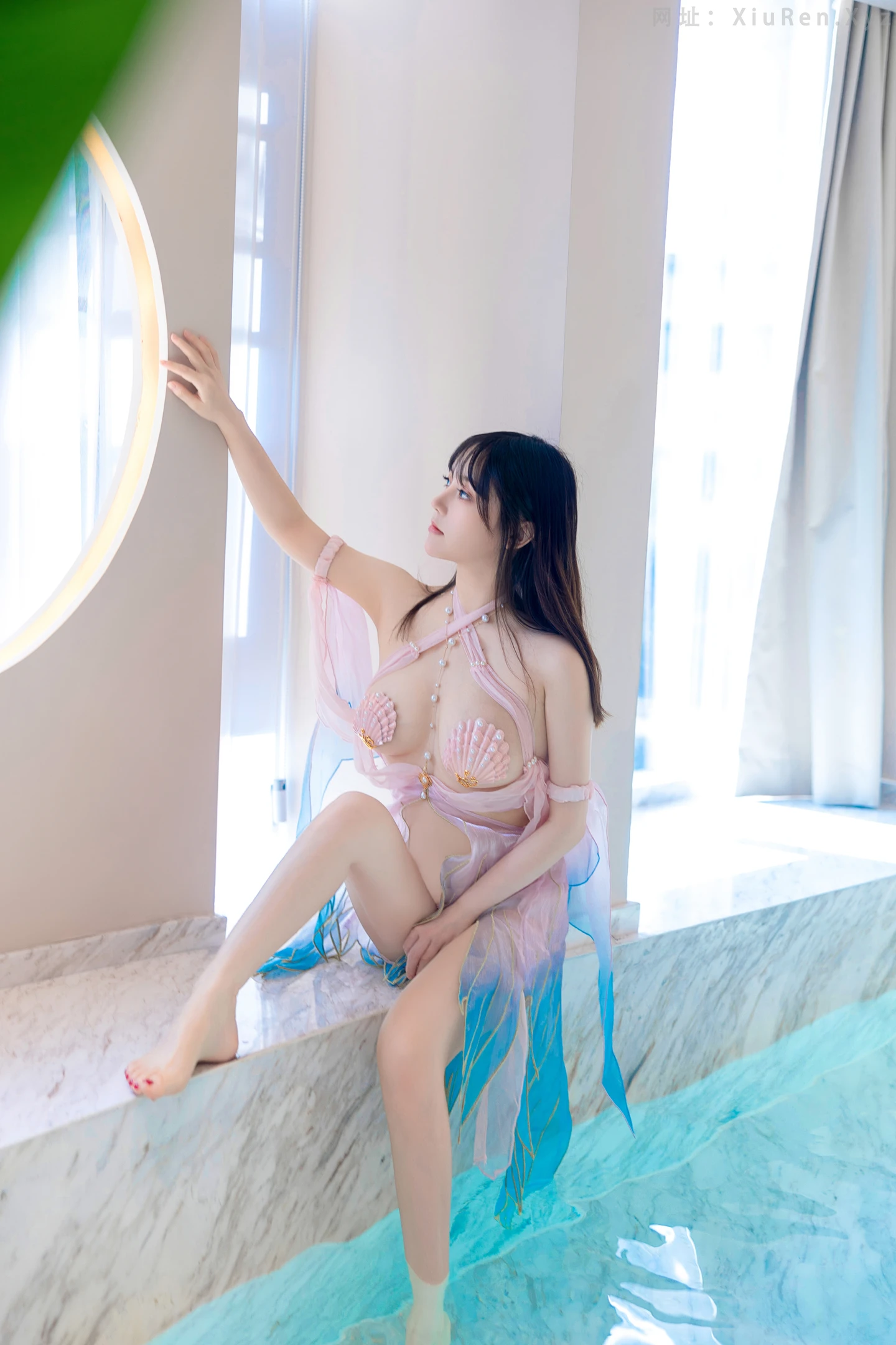 图片[3]-FW0645-豆瓣酱-内购无水印贝壳泳衣-78P-秀人网 - XiuRen.Pro