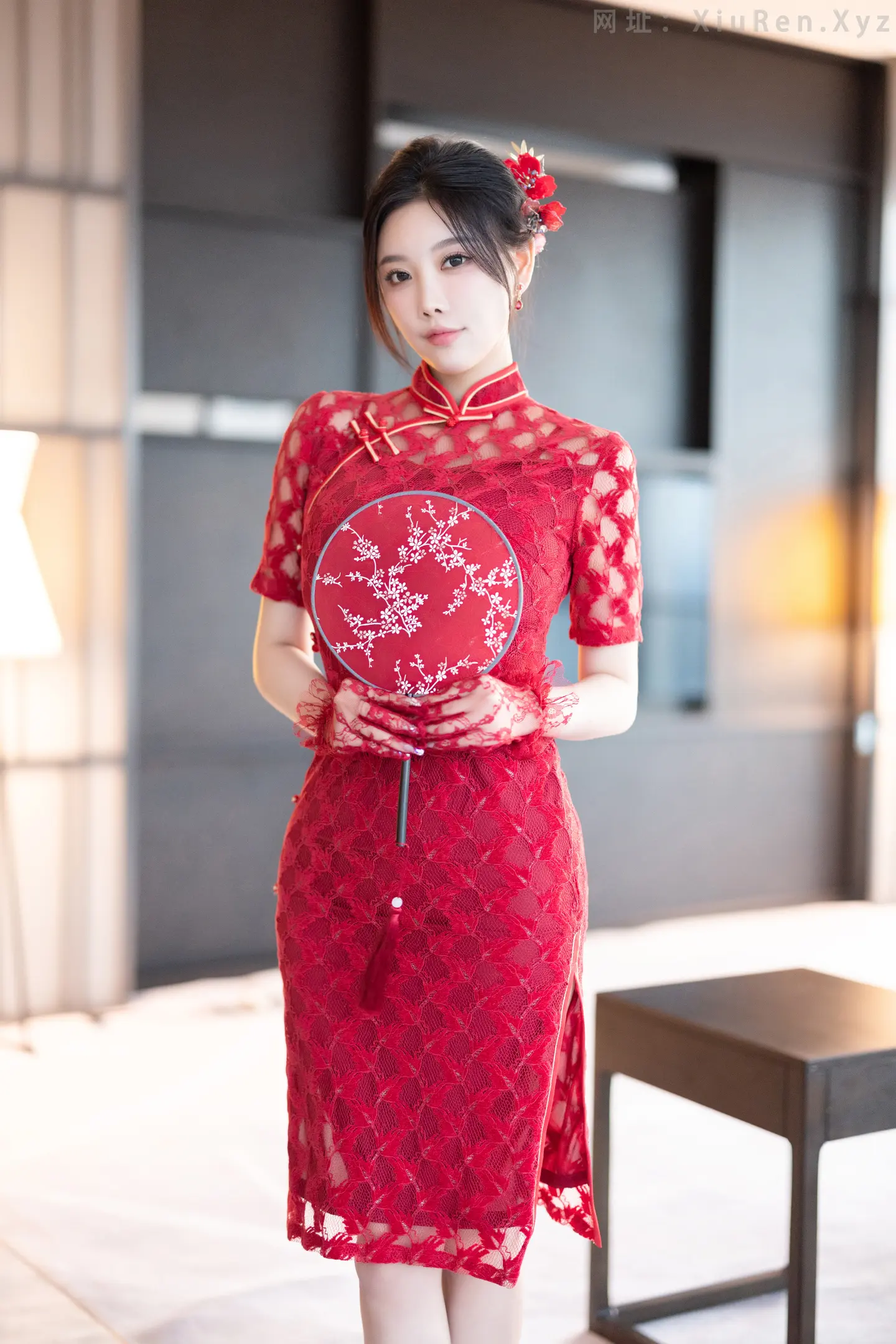 图片[2]-FW0651-杨晨晨-内购无水印新春旗袍-103P-秀人网 - XiuRen.Pro
